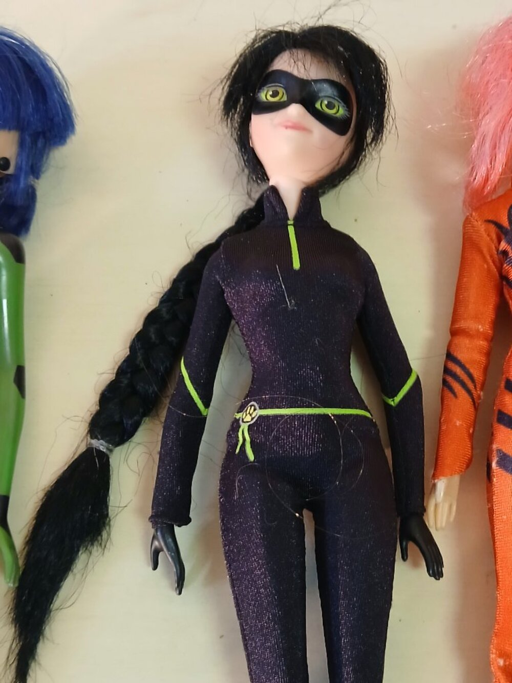 Disney Miraculous Ladybug "Lady Noir" doll with 2 other character dolls - Picture 7 of 7